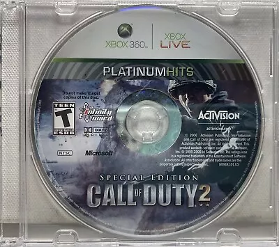 CALL OF DUTY 2: Platinum Hits -Special Edition- (Microsoft Xbox 360 2007) • $9