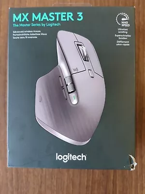 Logitech MX Master 3 Advanced Wireless Mouse Graphite - New & Unopened • £34