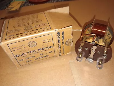 S.e.l(signalling Equipment Ltd)4/6 Volt Electric Motor #1260 Meccano Compat& Box • £6.61