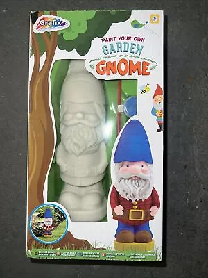 Paint Your Own Garden Gnome Statue Ornament Art Craft Gift • £7