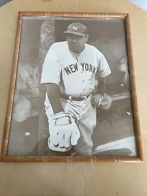 Babe Ruth Picture Framed 15 X 12  • $8