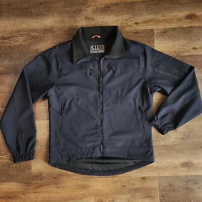 5.11 Tactical Chameleon Softshell Jacket Medium Navy Blue 48099 • $49.99