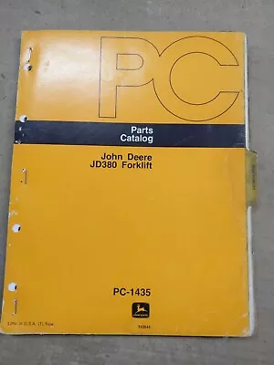 John Deere JD380 Forklift Parts Catalog PC-1435 • $42.85