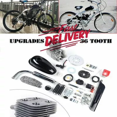 Upgraded Full Set 2 Stroke 100cc Motorized Bicycle Engine Motor Complete Kit CDI • $237