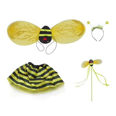 Children Costume Fairy Outfit Kids Tutu Skirt Set Trunk Ladybug Fairy Costume • £9.18