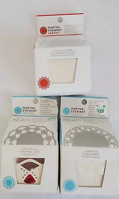 Martha Stewart Circle Edge Punch Cartridges New - Set Of 3 Cartridges Lace • $29.99