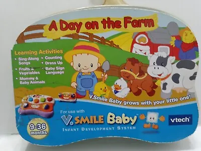 $3.99 • Buy V-Tech V Smile Baby A Day On The Farm Ages 9-36 Months NEW Sealed