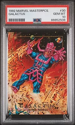 1992 Marvel Masterpieces #30 Galactus PSA 10 • $90