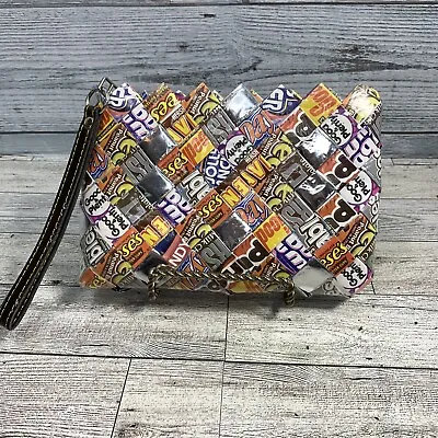 Nahui Ollin Candy Wrapper Purse Handbag Wristlet Zipper Various Candy Wrappers • $15