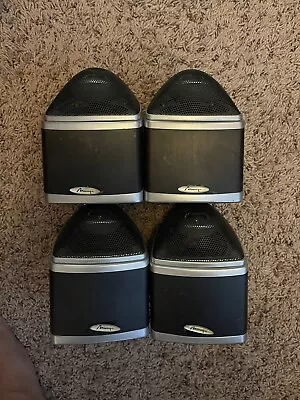 Set Of 4 Mirage NanoSat Satellite Speakers Nano Sat5PB-1 • $85.99