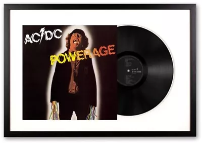 Vinyl Album Art Framed AC/DC Powerage SM-5107621-FD • $323.32