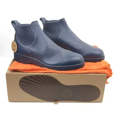 £222.64 • Buy RM WILLIAMS Marc Newson Navy Blue Indigo Leather Yard Boot 365 Size 8 G NEW $445