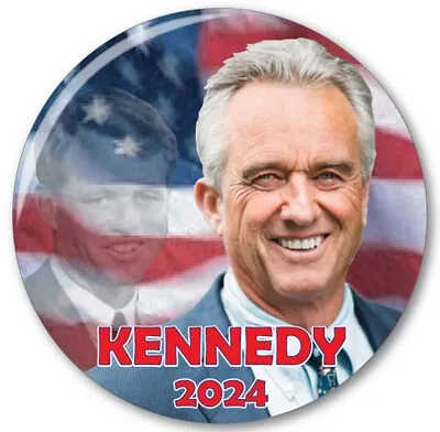 Qty 1 Robert F Kennedy Jr Campaign 2024 3  Pin Back Button Us President • $6.29
