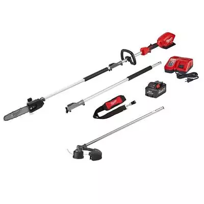 Milwaukee Quik-LOK Electric Cordless Pole Saw Kit 10  Brushless 8.0 Ah Battery • $459.01