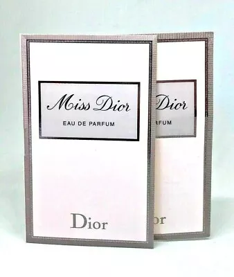 2 X Miss Dior Eau De Parfum Perfume Spray 1 Ml / 0.03 Oz Each EDP New Travel • $12.99