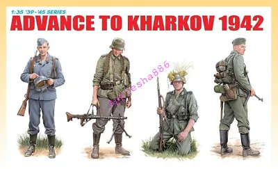 DRAGON 6656 1/35 Scale Advance To Kharkov 1942 Model Kit • £17.29