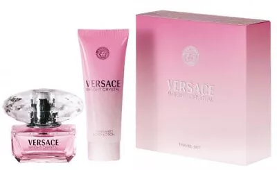 Versace Bright Crystal 2 Pcs Set: 1.7 Edt Sp + 3.4 Body Lotion (travel) • $48.99