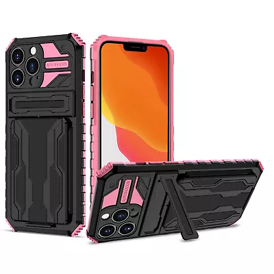 $10.99 • Buy For IPhone 14 13 12 11 Pro Max XR XS 8/7 Plus Case Shockproof Card Slot Cover