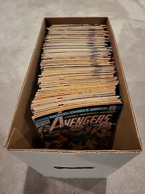 Avengers #103-350 Short Box Of 192 Marvel Bronze Copper Age • $299.99