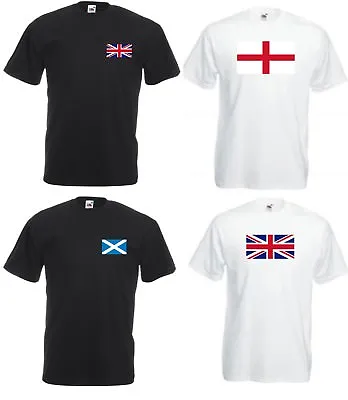 £7.99 • Buy Men Women T-Shirt Union Jack Great Britain Shirt UK Flag Unisex England 
