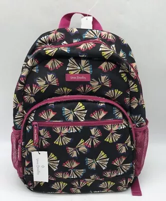 NWT $118.~ Vera Bradley Art Butterflies Iconic Campus Backpack W/ Place 4 Laptop • $66.49