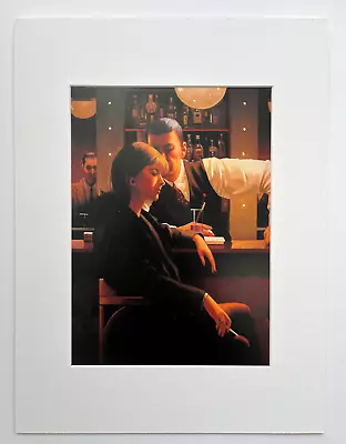 Jack Vettriano MOUNTED Print -  Cocktails And Broken Hearts  16  X 12  *Rare* • £17.50