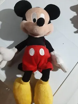 Disney Parks Authentic Original Mickey Mouse Plush Toy Stuffed Animal 12   • $8.97