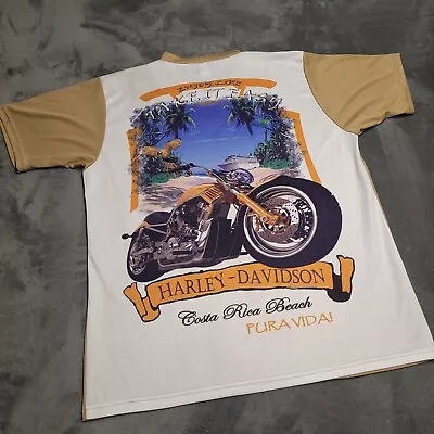 Harley Davidson Shirt Costa Rica Special Editon XL Polyester Vacation Beach • $14.98