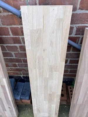 Solid Oak Kitchen Worktop Off Cut 60mm Thick 1207mm X 279mm N14-11 • £55