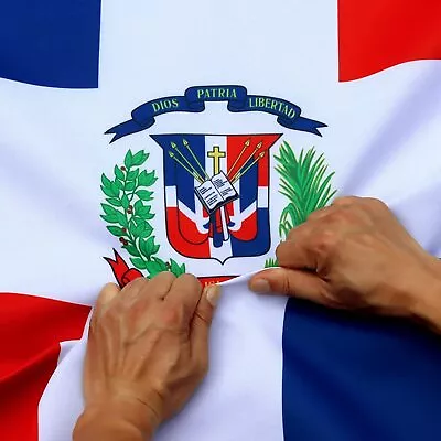 Anley 3-Ply Dominican Flag 3x5 Ft Rip-Proof Double Sided Dominican Flag • $23.95