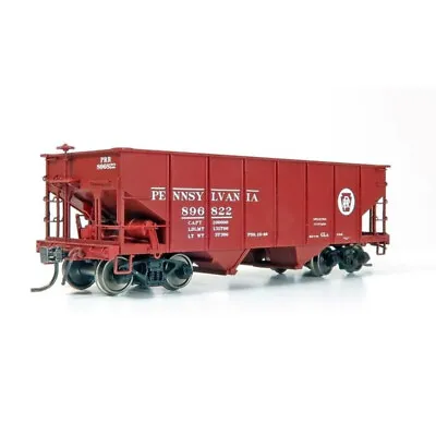 Rapido 148011 HO Scale Pennsylvania GLa 2-Bay Hopper Circle Keystone #4 (6 Pack) • $289.95