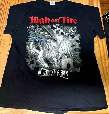 High On Fire 2012 De Vermis Mysteriis Tour Vintage T-Shirt SLEEP! MATT PIKE! • $49.99