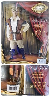 Incharacter Costumes Mens Robin Hood Costume Medium Complete Style #1013 • $80