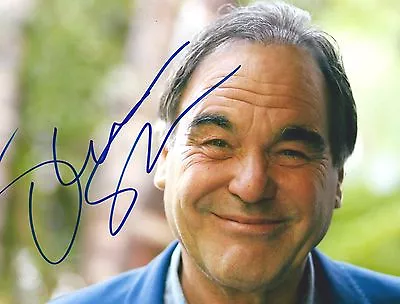 Director Oliver Stone Signed 8X10 Photo In Person. Proof - Wall Street Platoon • $75