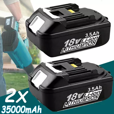 2Pack For Makita 18V Battery 3.5Ah BL1830 BL1850 BL1860 LXT400 BL1815N Cordless • £24.93