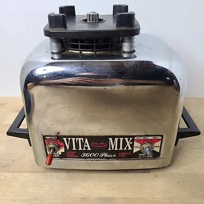 Vtg Vita-Mix 3600 Plus Heavy Duty Blender Electric Motor Base Only 479043 • $34.99