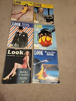 Look Magazine Lot (6) WW2 Era 1939 And 1941 • $37