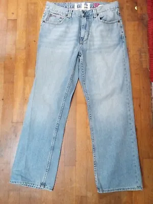 Tommy Hilfiger Jeans 32x32 Stone Washed Denim Boot Cut.t13 • $14.90