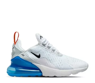 Nike Air Max 270 'Photo Blue' White Sneakers 943345-114 GS Size Us 7Y/Women 8.5  • $179