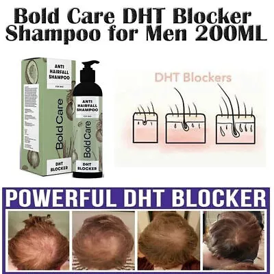 Biotin Hair Growth Shampoo & DHT Blocker Anti Hair Loss Treatment For Men 200ml • $34.32
