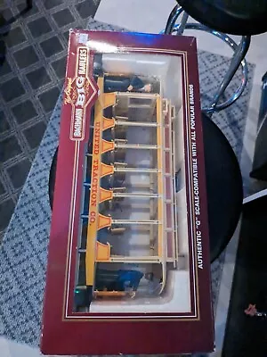 Bachmann Big Haulers United Traction Open Streetcar #93938 G Scale  Includes Box • $54.99