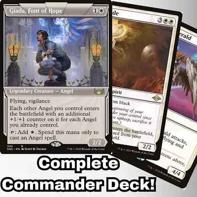 Giada Font Of Hope Commander Deck EDH 100 Magic Cards Custom MTG Angels Tribal • $60.47