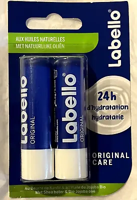 Labello Original Care Lip Balm Stick 2x 4.8g SEALED FRESH • $15.99