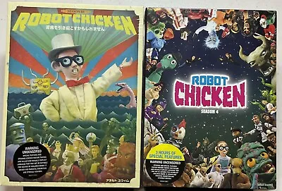 Robot Chicken Seasons 3 And 4 (DVD) Brand New/Sealed And MINT! • $34.39