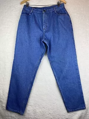 Vintage 90s GITANO Jeans Denim Women's Size 16 Mom Tapered Leg Style • $19.90