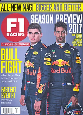 F1 RACING MAGAZINE - APRIL 2017  - Bull Fight - Excellent Condition • £2.75