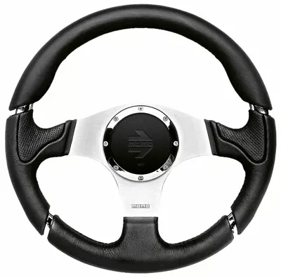 Momo Millenium Steering Wheel Black 350mm Tuning Race 11106545111 ORIGINAL • $319