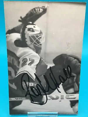 Vintage Philadelphia Flyers Ron Hextall Autograph Postcard • $23