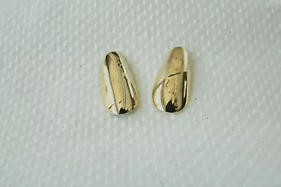 2/$20 Beautifully Engraved Lifetime 14 Kt Gold Plated Large Reusable Fingernails • $20