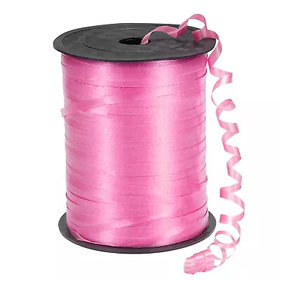 Curling Ribbon Crimped Balloon String Metallic 3/16  500 Yards Pink • $11.44